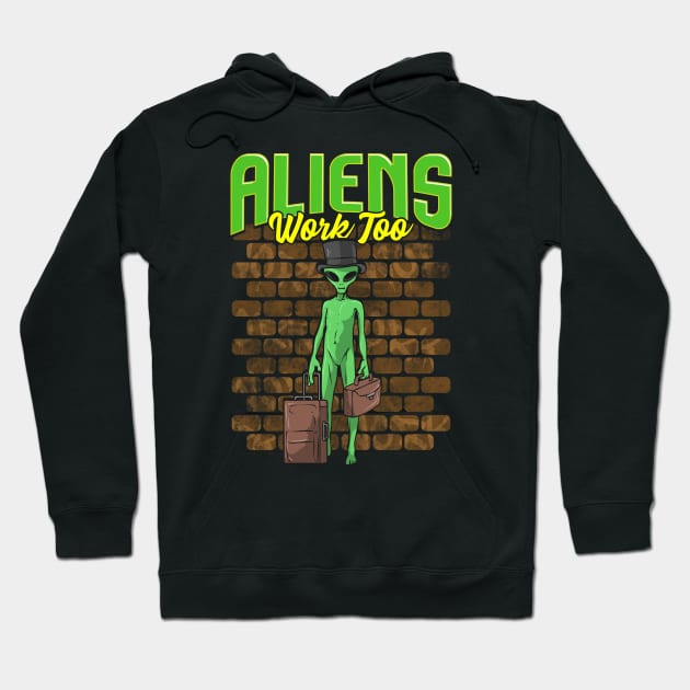 Everyday Alien Hoodie by AngelFlame